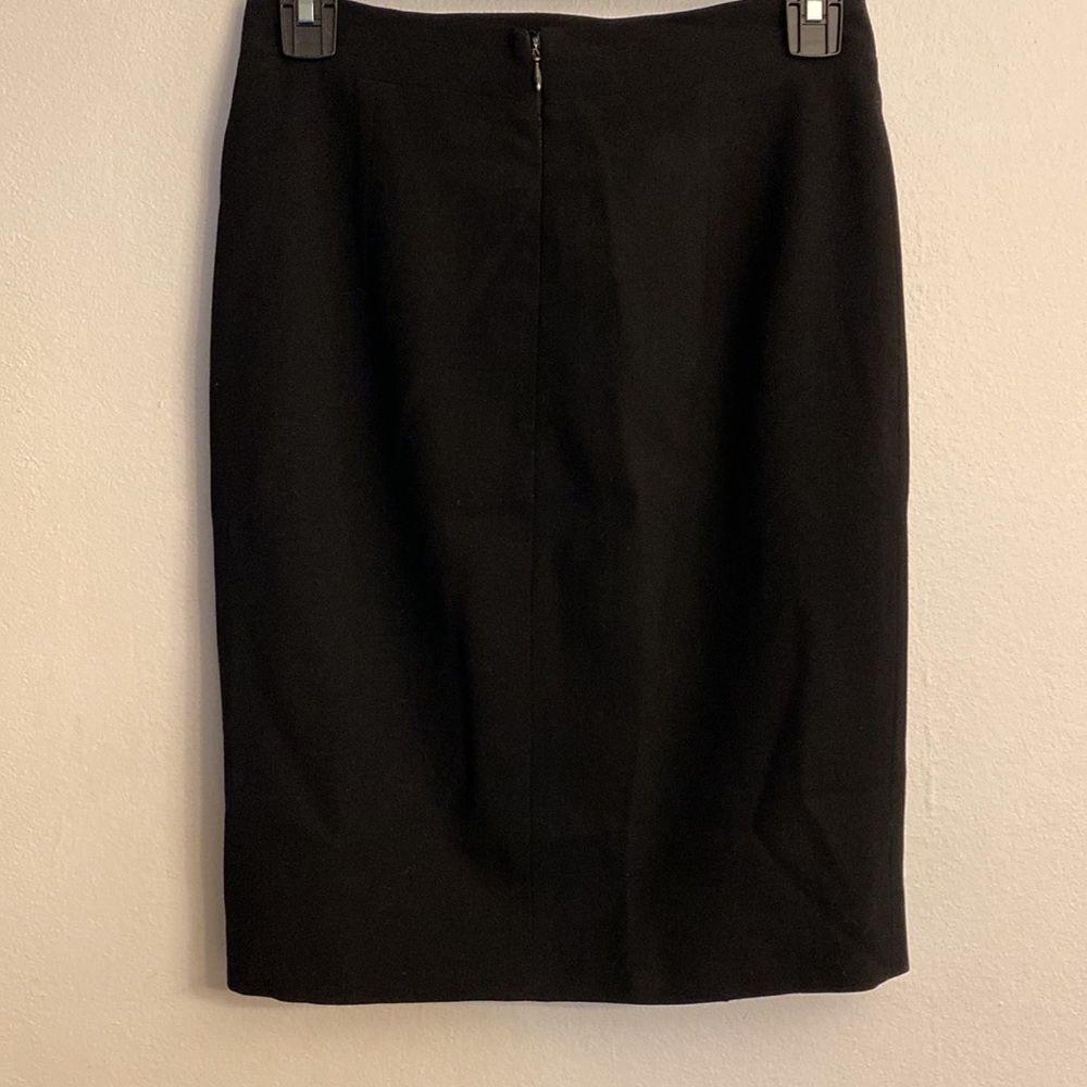 Griffith Gray For St. John Solid Black 100% Wool … - image 3